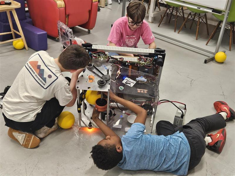 A2IF Robotics Team in action